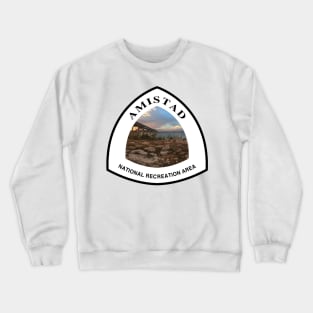 Amistad National Recreation Area trail marker Crewneck Sweatshirt